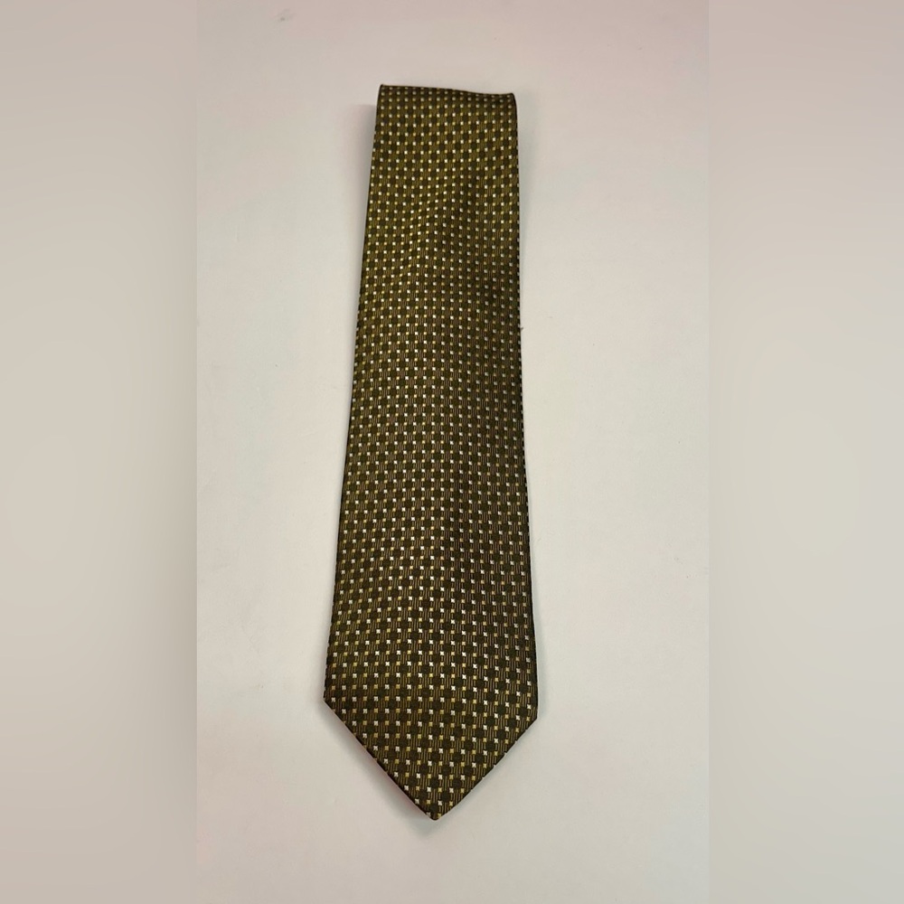 Elegant Foggia Silk Gold and‎ Black Men's Tie